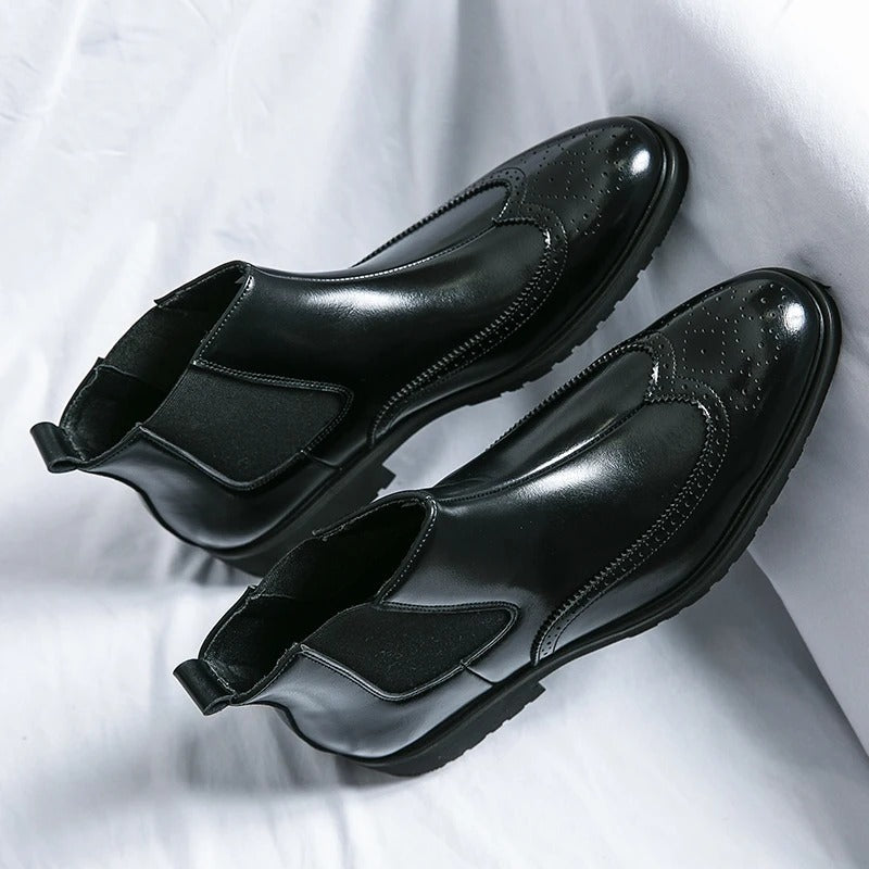 Brown Chelsea Boots - Stylish Comfort with Slip-On Design