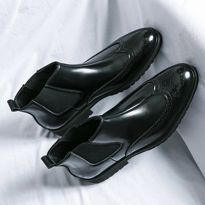 Brown Chelsea Boots - Stylish Comfort with Slip-On Design