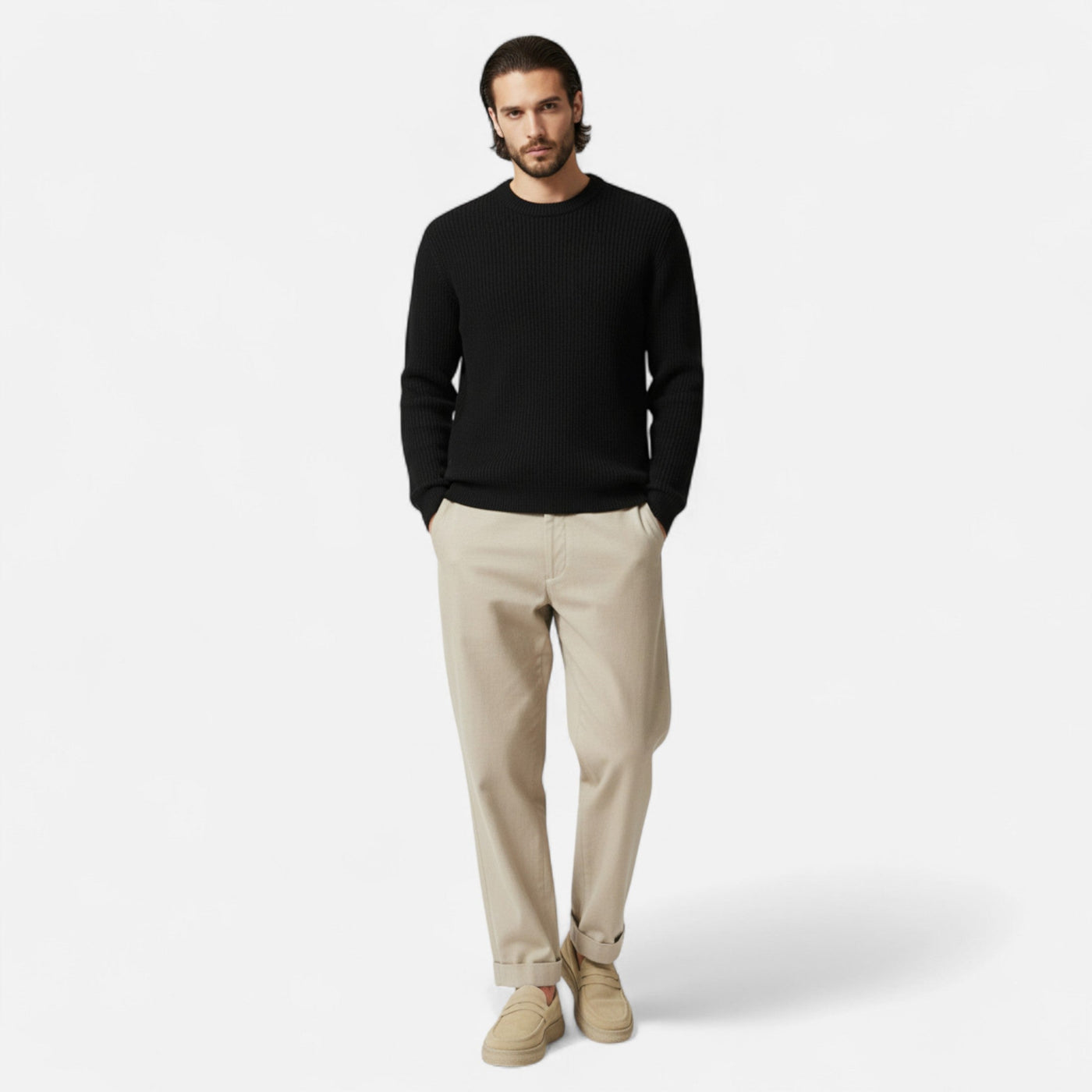 Men's Brown Suede Loafers - Comfortable Slip-On Style for Every Occasion