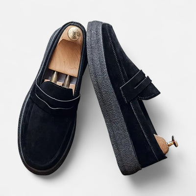 Men's Brown Suede Loafers - Comfortable Slip-On Style for Every Occasion