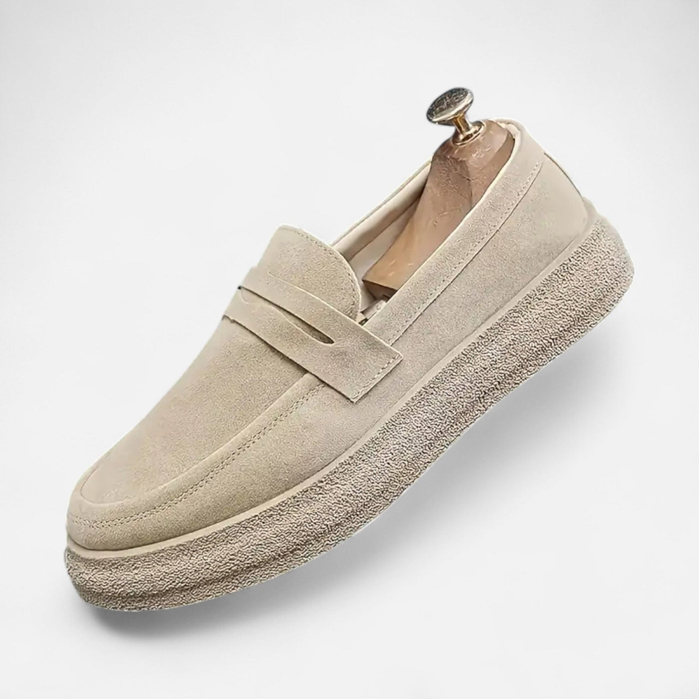 Men's Brown Suede Loafers - Comfortable Slip-On Style for Every Occasion