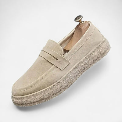 Men's Brown Suede Loafers - Comfortable Slip-On Style for Every Occasion