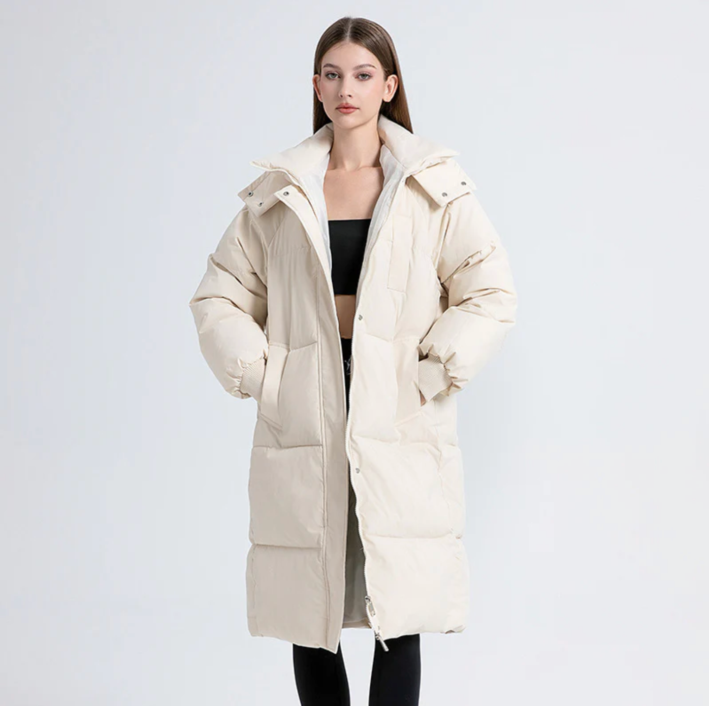 Classic Hooded Long Puffer Coat Regular price