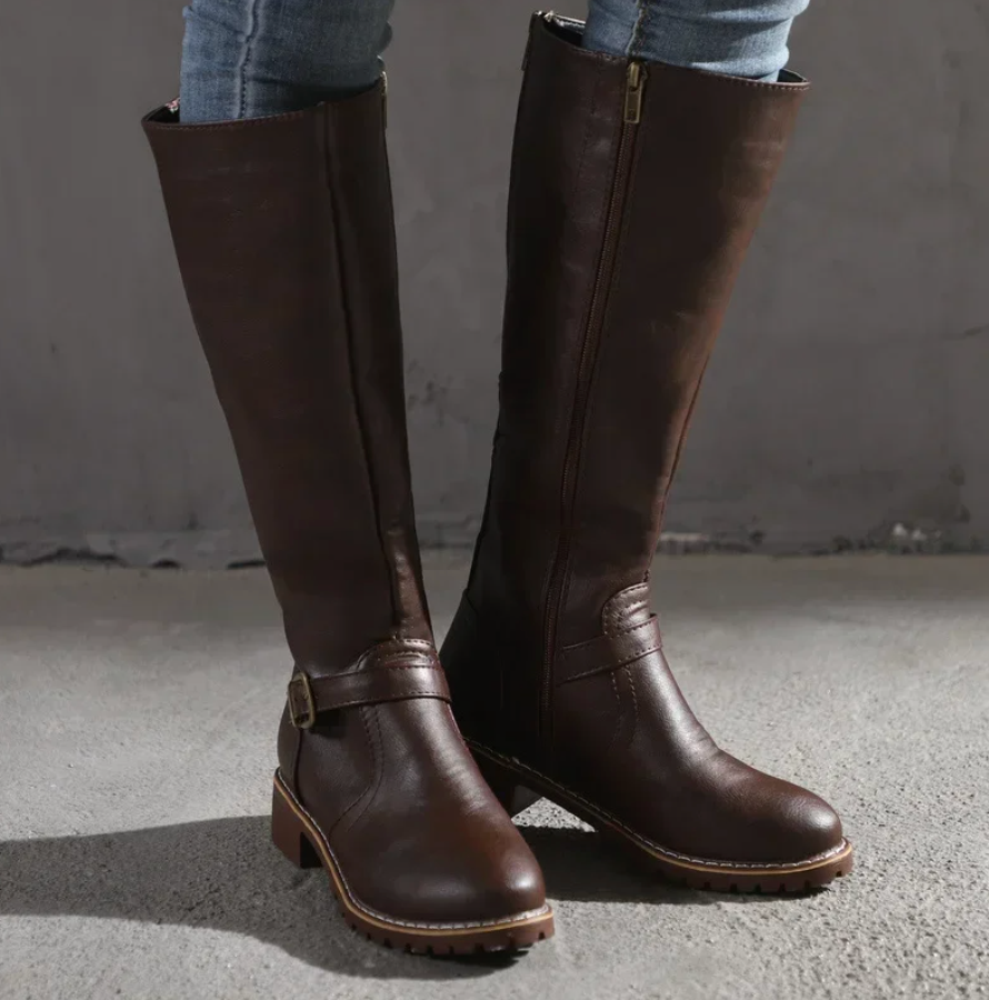 Women's Knee High Boots - Elegant Design & All-Day Comfort